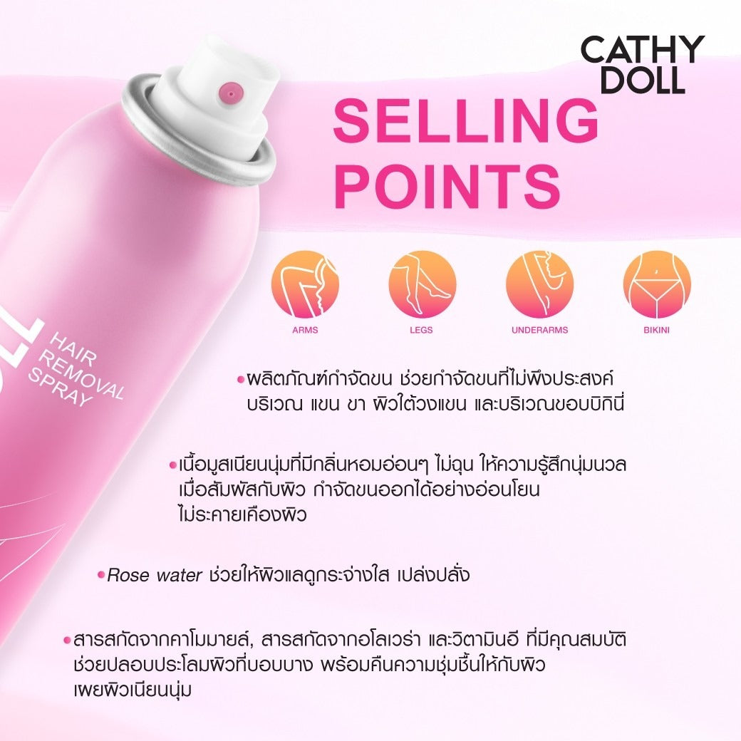 Cathy Doll Hair Removal Spray 120ml Cathy Doll