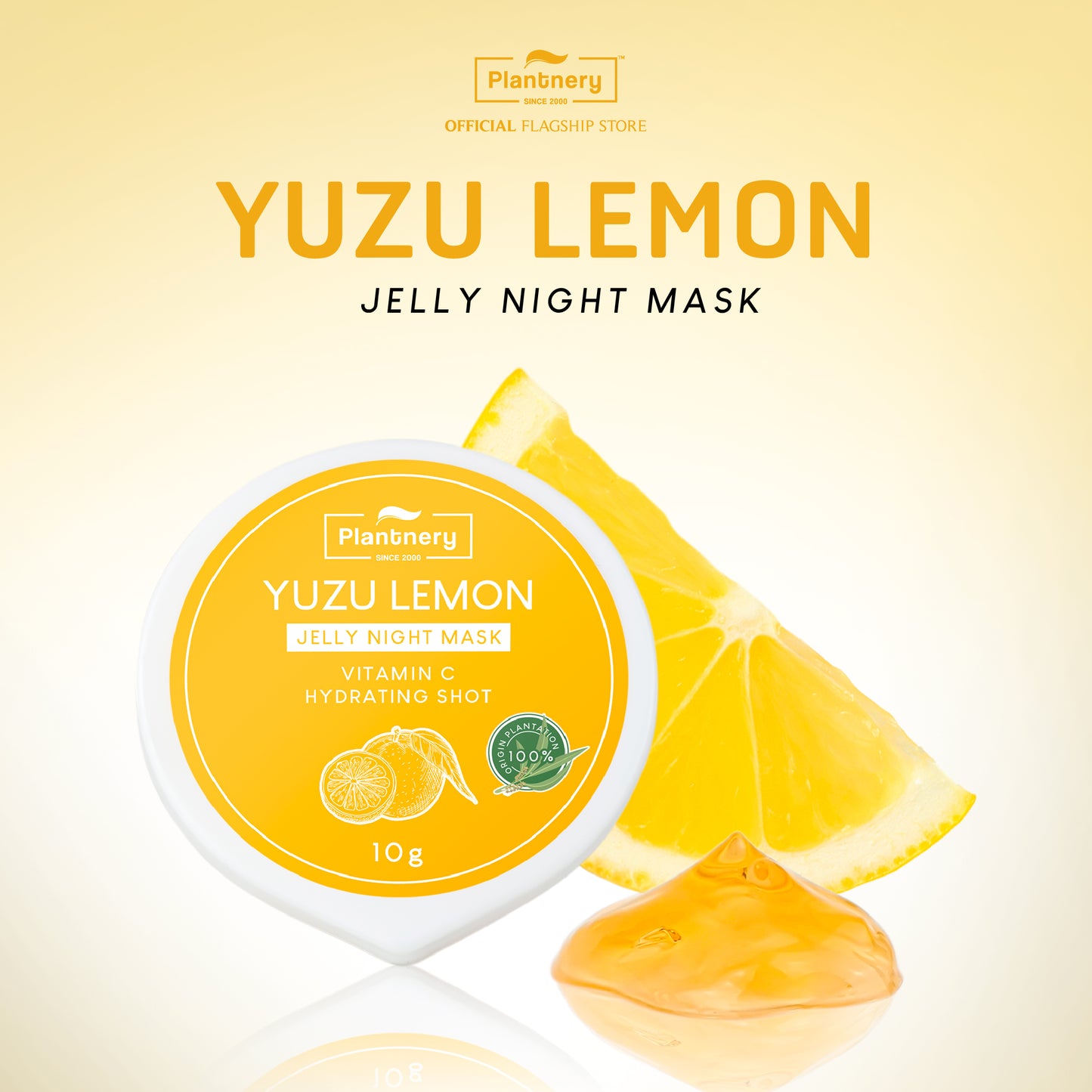 PLANTNERY YUZU LEMON JELLY NIGHT MASK 10 G