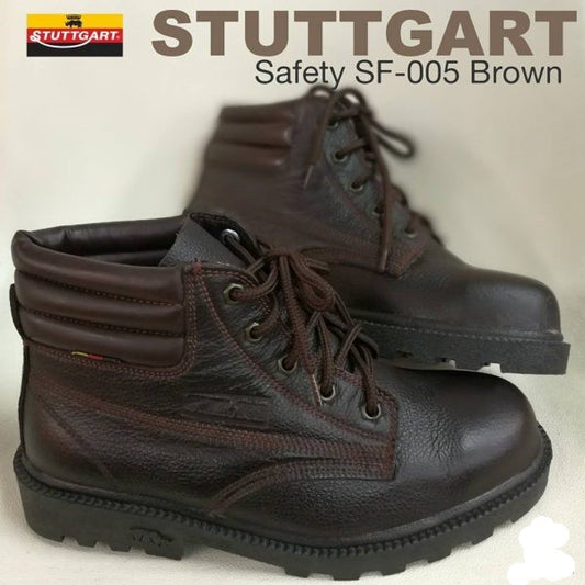 Stuttgart steel toe shoes, model SF-005, brown