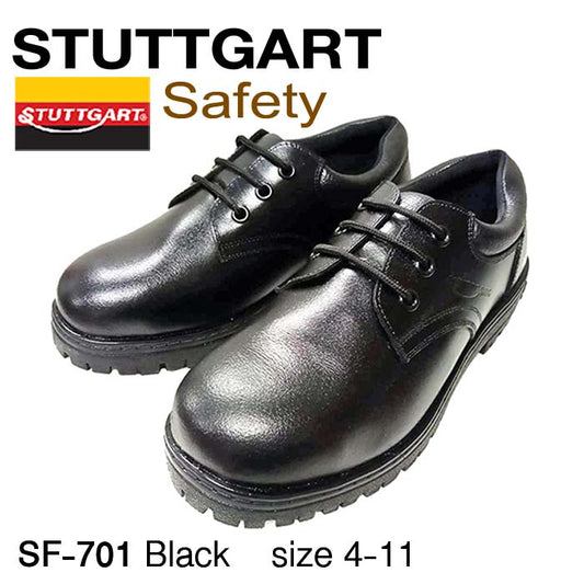 Stuttgart steel toe shoes, model SF-701, black