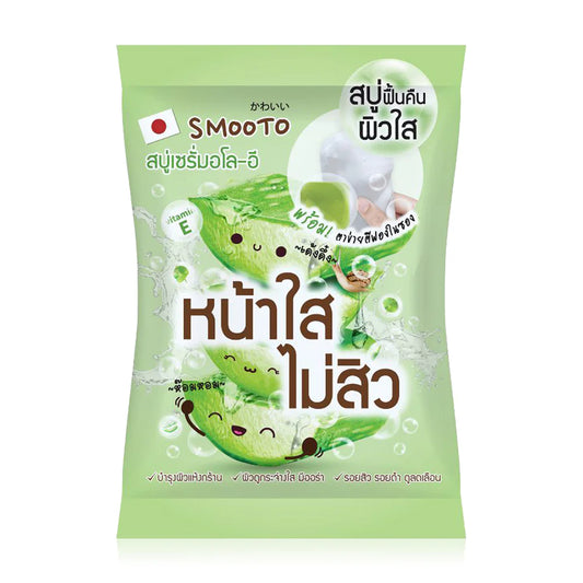 Smooto Aloe-E Acne White Serum Soap 