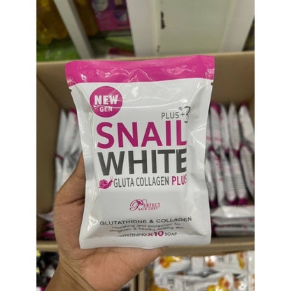 SNAIL WHITE GLUTA COLLAGEN PLUS SOAP