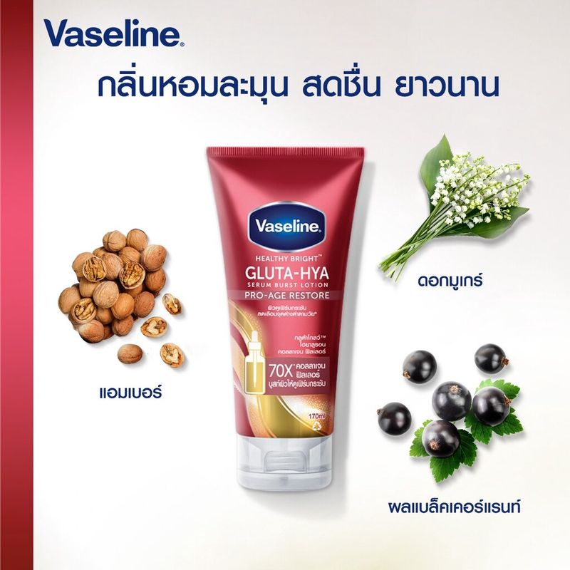 Vaseline GLUTA-HYA pro age restore 2本セット Promo VASELINE GLUTA