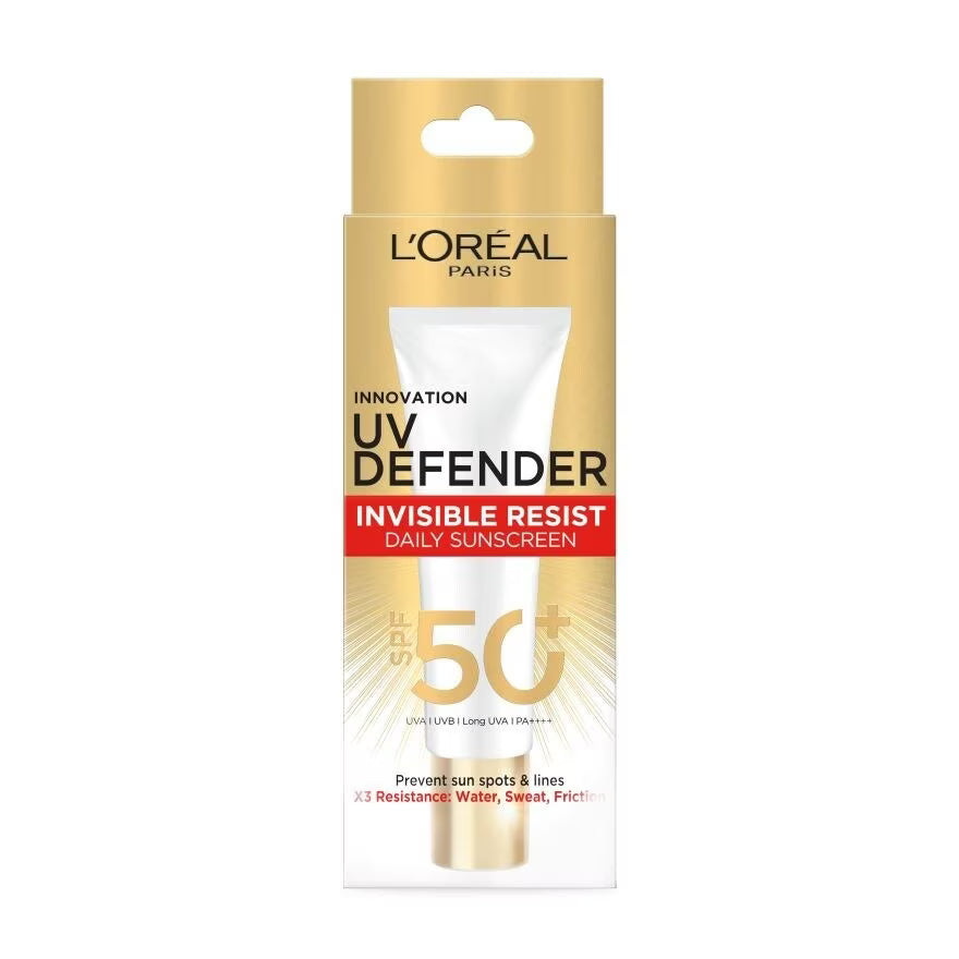 L'Oreal Paris UV Defender Invisible Fluid SPF50+ PA++++ Long UVA 30 Ml