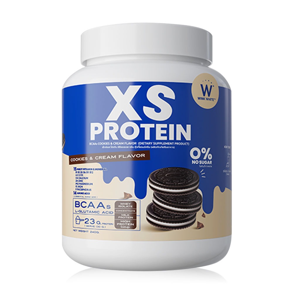 WinkWhite XS Protein Cookies & Cream Flavor