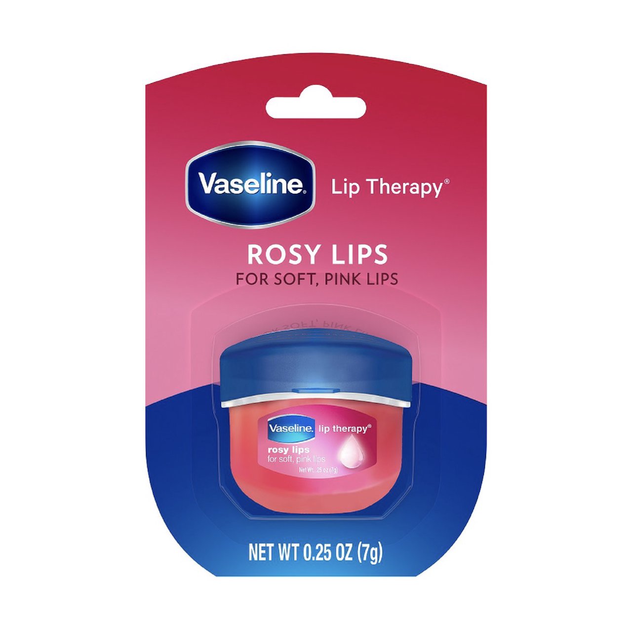 VASELINE Lip Therapy Rosy – Petrolatum Lip Balm with Sheer Pink Tint | Heal, Moisturize & Protect