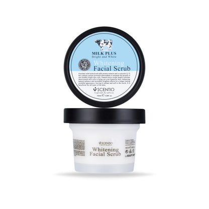 SCENTIO MILK PLUS WHITENING Q10 FACIAL SCRUB 100 ML