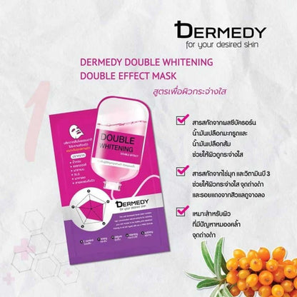 DERMEDY Double Whitening Double Effect Mask