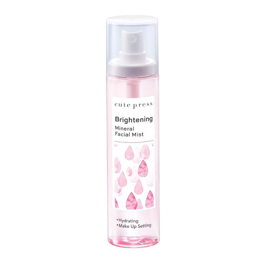 Cute Press Brightening Mineral Facial Mist 100ml – Vitamin C + Apple Extract