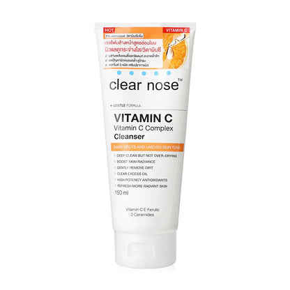 Clear Nose Acne Care Solution Cleanser 150ml pump bottle packaging Thailand acne-fighting facial cleanser