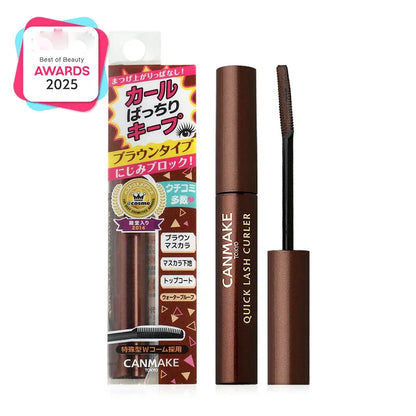 Thai FDA registered Canmake Quick Lash Curler Black for straight lashes hooded eyes smudge-proof 3.4g