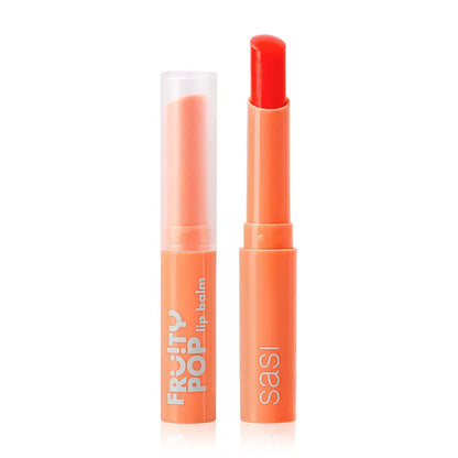 SASI Fruity Pop Lip Balm Orange 1.5g stick packaging Thailand orange lip balm makeup