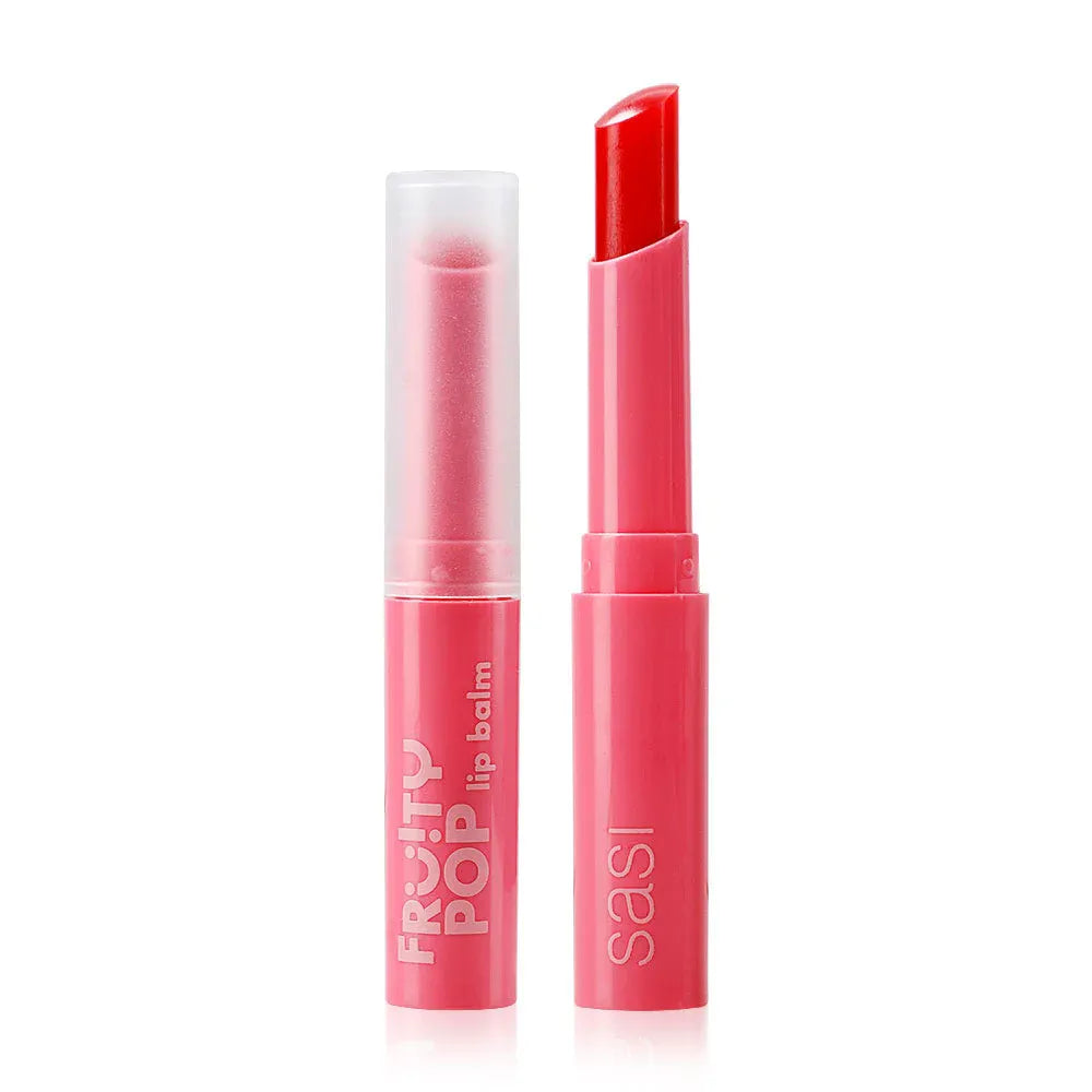SASI Fruity Pop Lip Balm Orange 1.5g stick packaging Thailand orange lip balm makeup