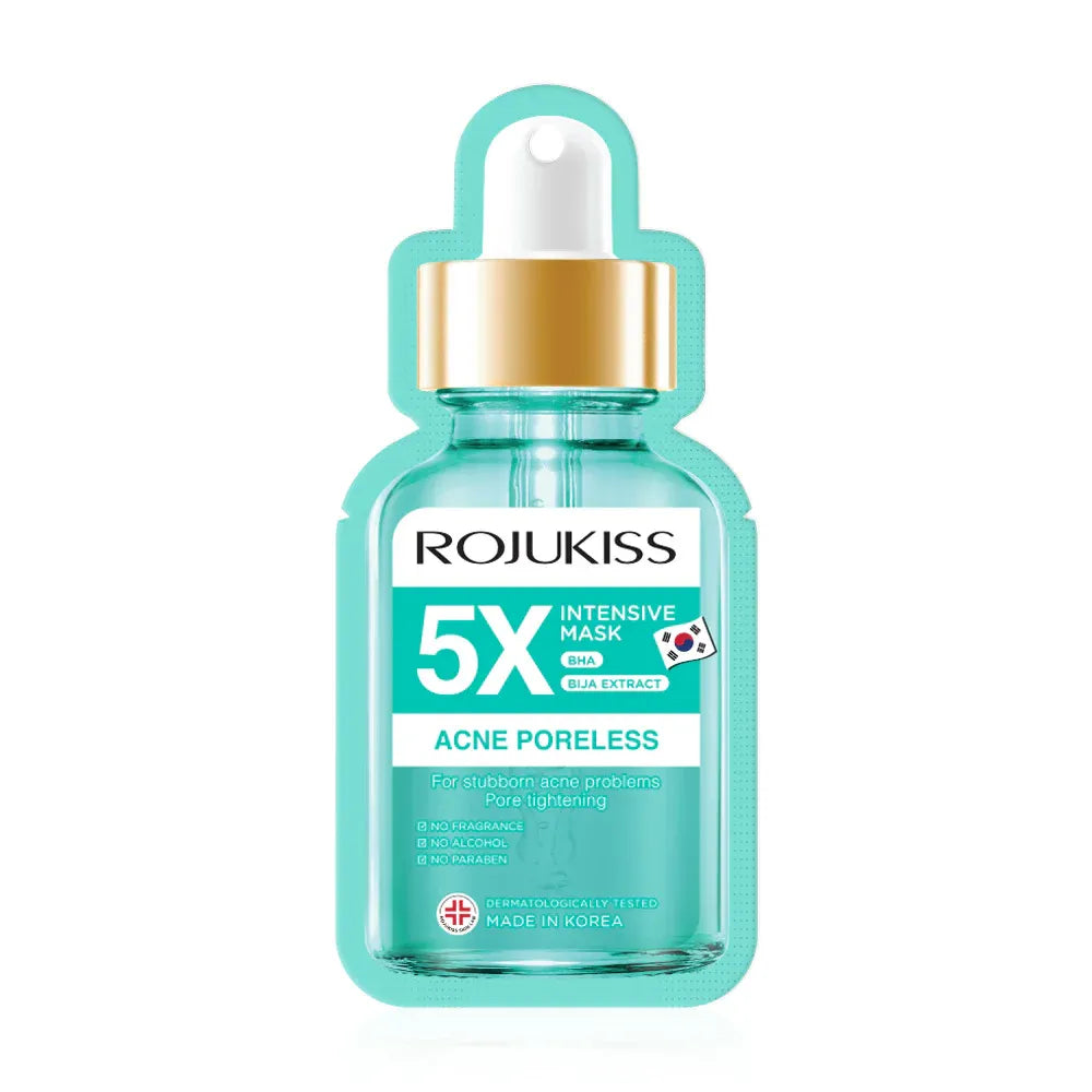Rojukiss White Poreless 5X Intensive Mask – Dark Spot & Acne Scar Brightening Serum Mask | 25 ml