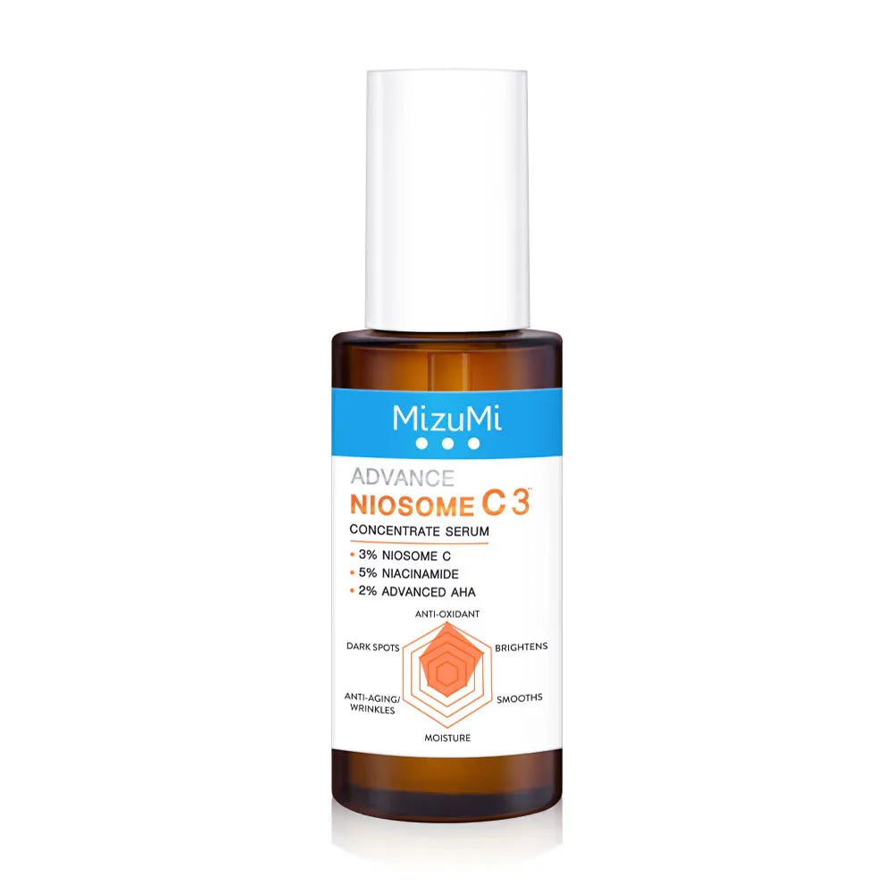 Mizumi Advance Niacinamide 15% Concentrate Serum 30ml bottle packaging Thailand niacinamide brightening serum