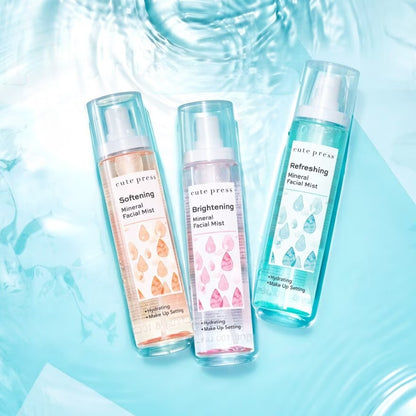 Cute Press Brightening Mineral Facial Mist 100ml – Vitamin C + Apple Extract