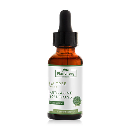 Plantnery Tea Tree Acne Microbiome Intense Serum 30ml bottle packaging Thailand acne treatment facial serum with Tea Tree Oil Niacinamide Zinc PCA