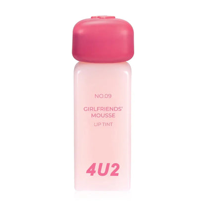  4U2 Girlfriends Liquid lipstick with a matte mousse texture from 4U2, giving a whipped cream-like sensation, smooth and soft texture