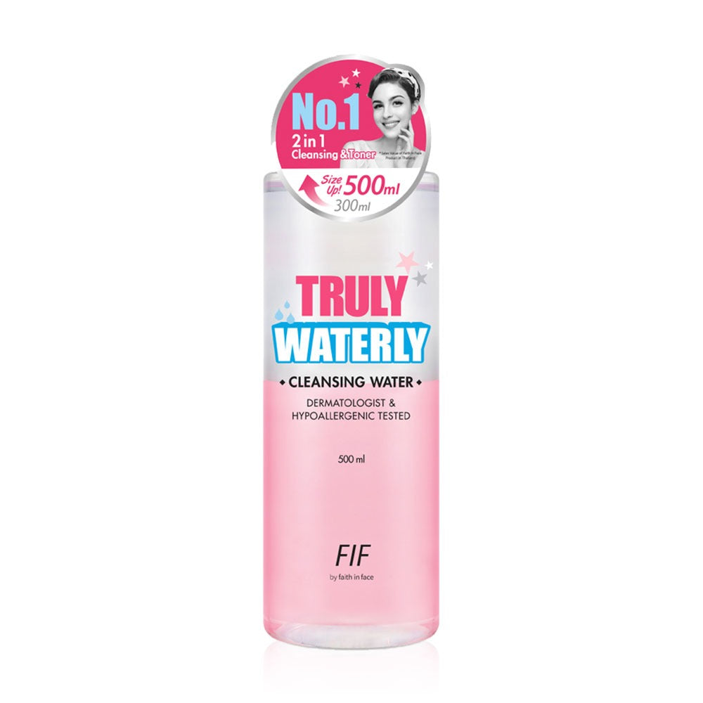 FIF by Faith in Face Cica5 Truly Soothing Cleansing Water 500ml bottle packaging Thailand micellar soothing cleanser