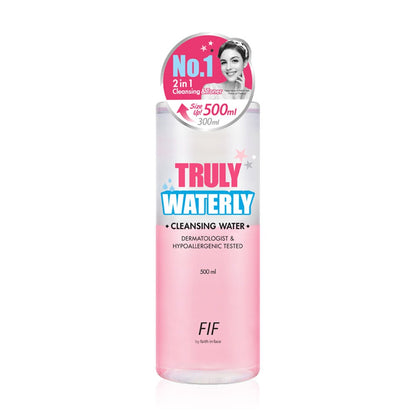 FIF by Faith in Face Cica5 Truly Soothing Cleansing Water 500ml bottle packaging Thailand micellar soothing cleanser