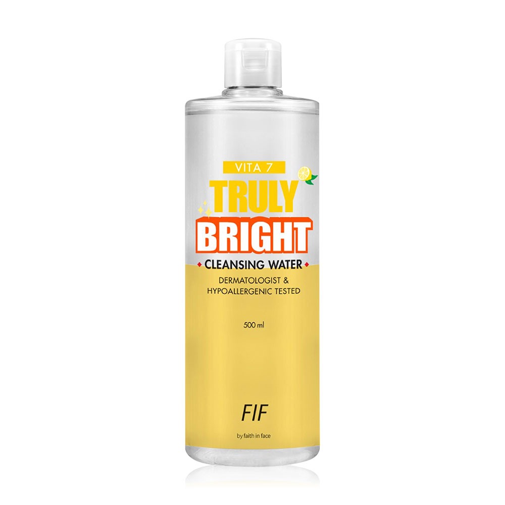 FIF by Faith in Face Cica5 Truly Soothing Cleansing Water 500ml bottle packaging Thailand micellar soothing cleanser