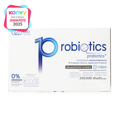 10 Probiotics Supplement | CEO Factory Gut Health 20 Sachets