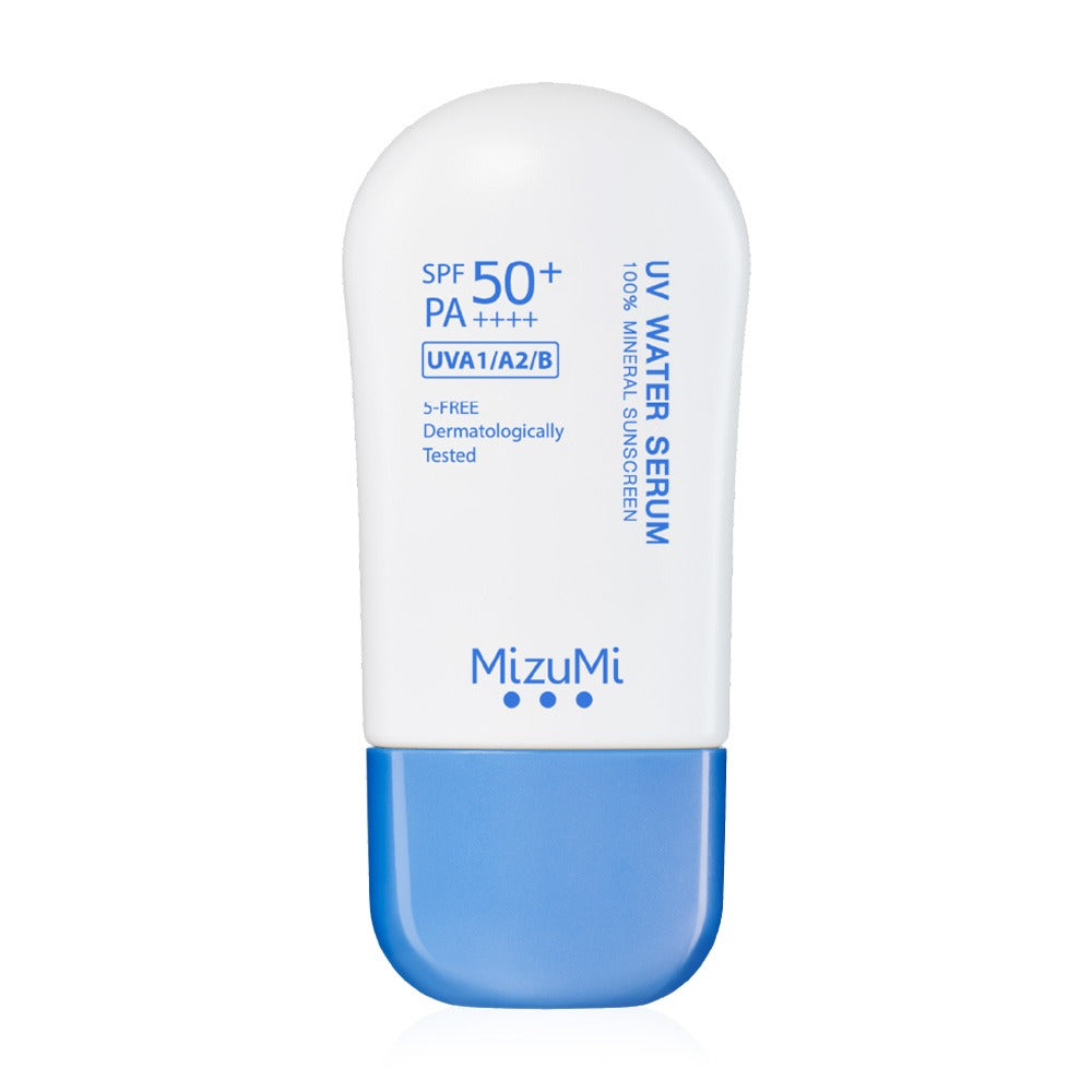 Mizumi UV Water Serum SPF50+ PA++++ 40g tube packaging Thailand hydrating sunscreen