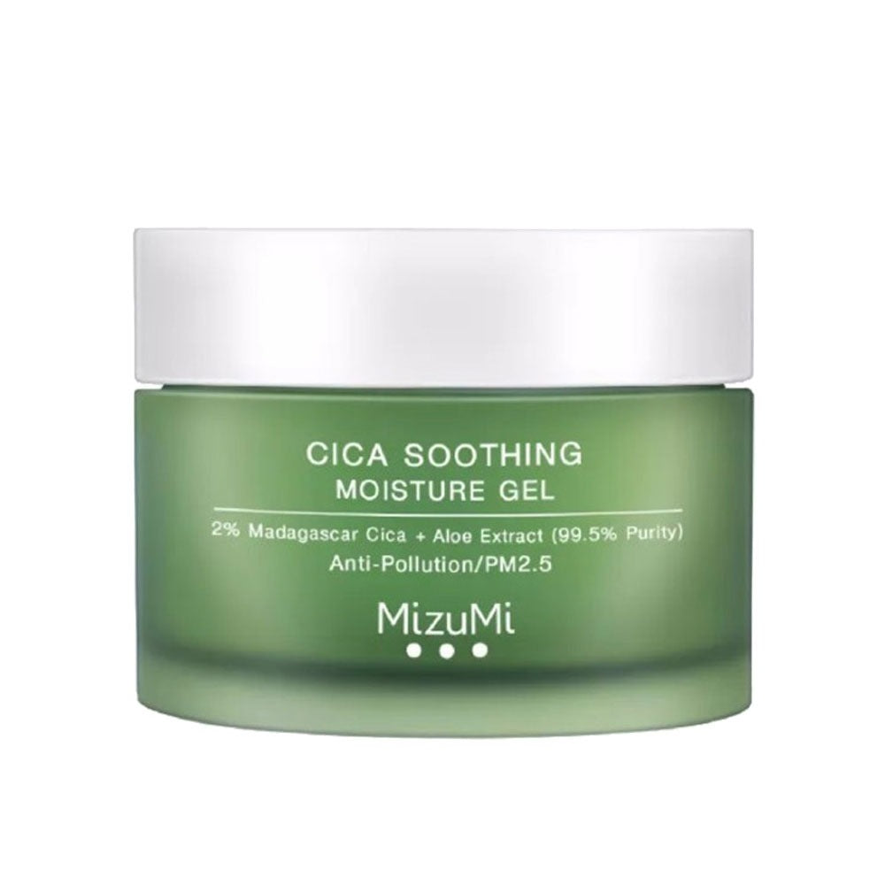 Mizumi Cica Soothing Moisture Gel 45ml jar packaging Thailand cica gel for oily acne skin