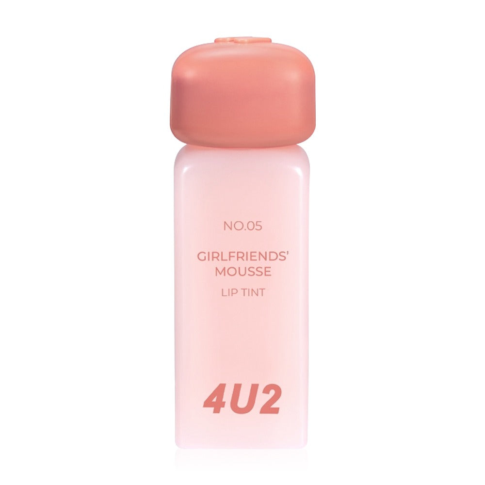  4U2 Girlfriends Liquid lipstick with a matte mousse texture from 4U2, giving a whipped cream-like sensation, smooth and soft texture