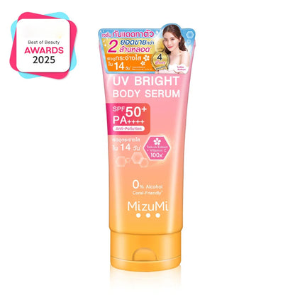 MizuMi UV Bright Body Serum 180ml – Sunscreen with Sakura & Kakadu Plum