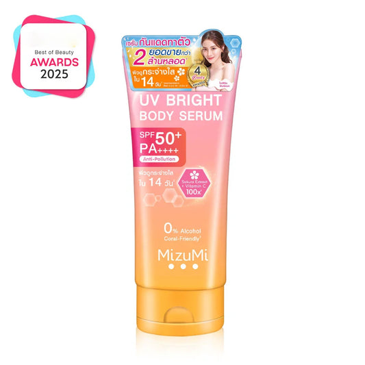 MizuMi UV Bright Body Serum 180ml – Sunscreen with Sakura & Kakadu Plum