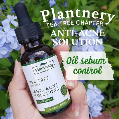 Thai FDA registered Plantnery Tea Tree Acne Microbiome Intense Serum 10-1-6500030793 dermatologist-tested alcohol-free suitable for oily acne-prone sensitive skin