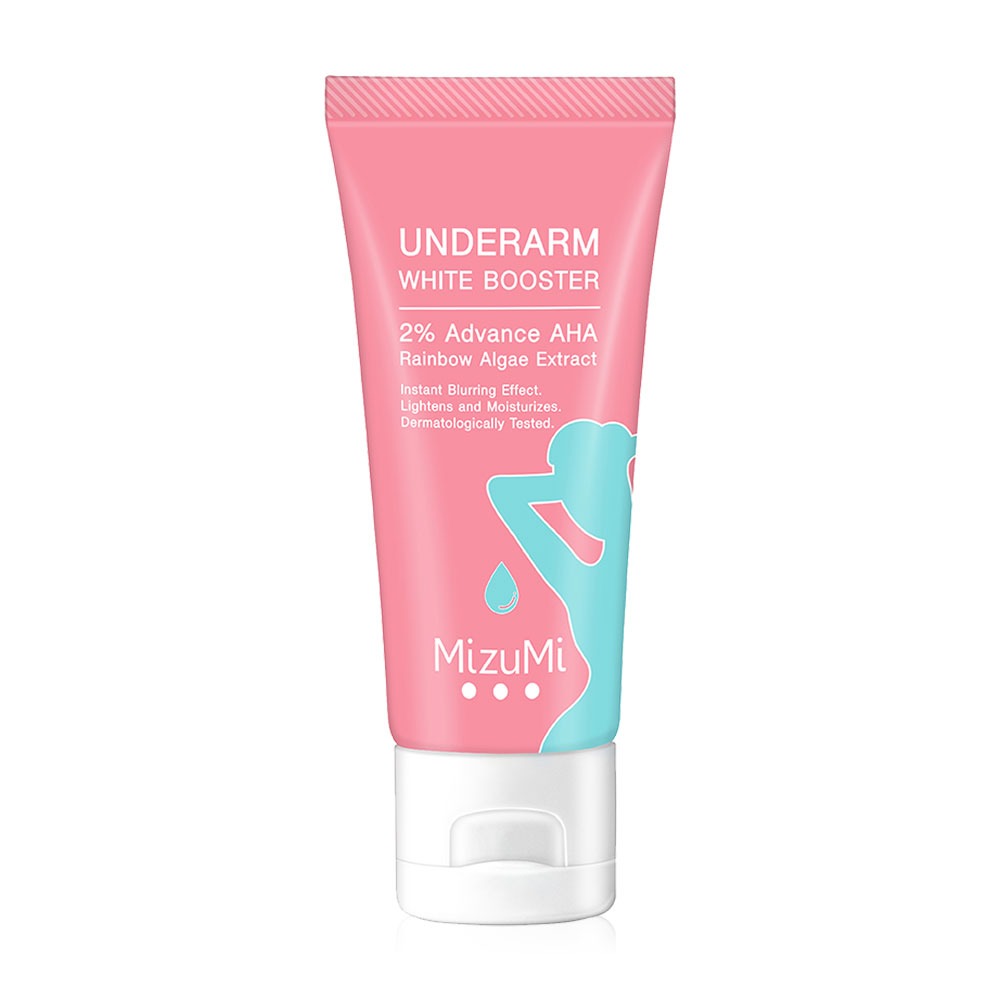 Mizumi Underarm White Booster 30g tube packaging Thailand underarm brightening treatment