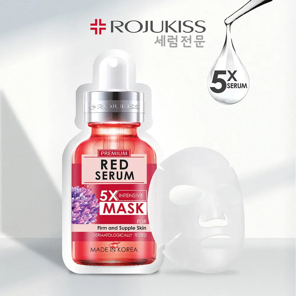 Rojukiss White Poreless 5X Intensive Mask – Dark Spot & Acne Scar Brightening Serum Mask | 25 ml