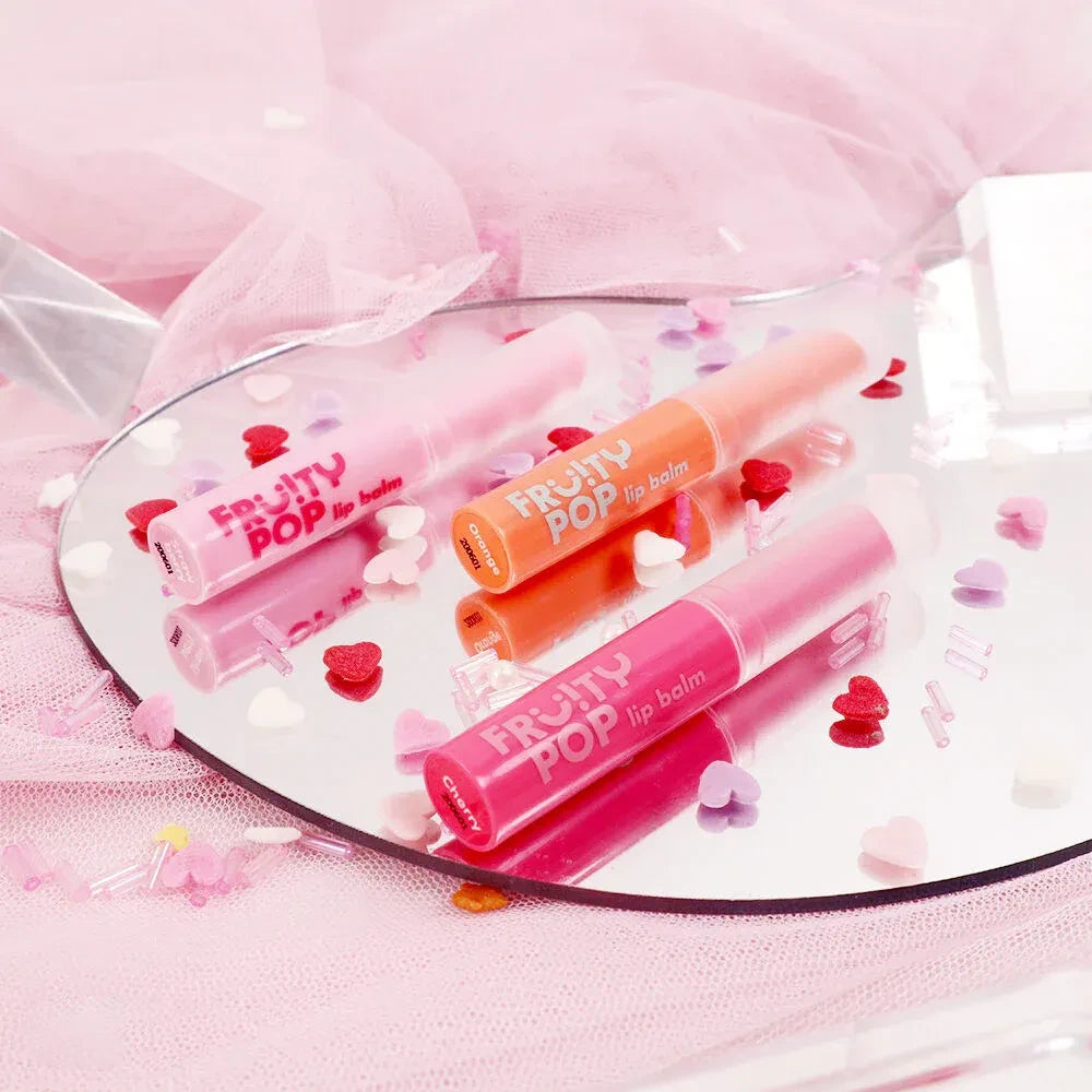 SASI Fruity Pop Lip Balm Orange 1.5g stick packaging Thailand orange lip balm makeup