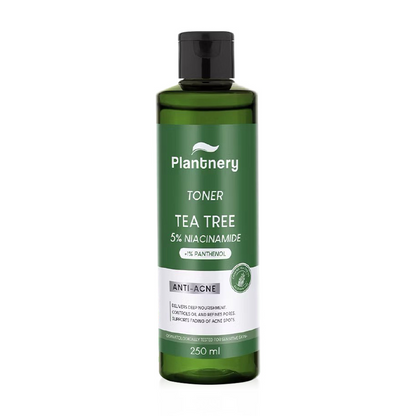 Plantnery Tea Tree First Toner 250ml bottle packaging Thailand acne control facial toner with Tea Tree Oil Niacinamide Zinc PCA