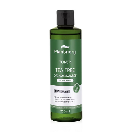 Plantnery Tea Tree First Toner 250ml bottle packaging Thailand acne control facial toner with Tea Tree Oil Niacinamide Zinc PCA
