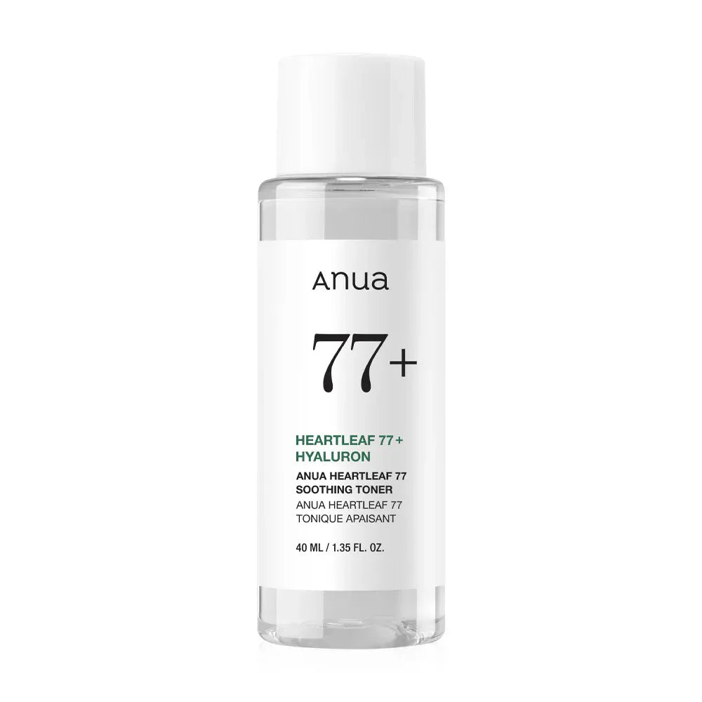 Anua Heartleaf 77 Soothing Toner 40ml bottle packaging Korea calming toner Thai import