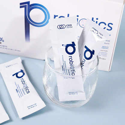 10 Probiotics Supplement | CEO Factory Gut Health 20 Sachets
