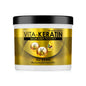 Woman applying Vita Keratin Daily Deep Repair for smooth strong radiant hair before after