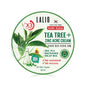 Woman applying Lalio Tea Tree Zinc Acne Cream for clear calm acne-free skin before after