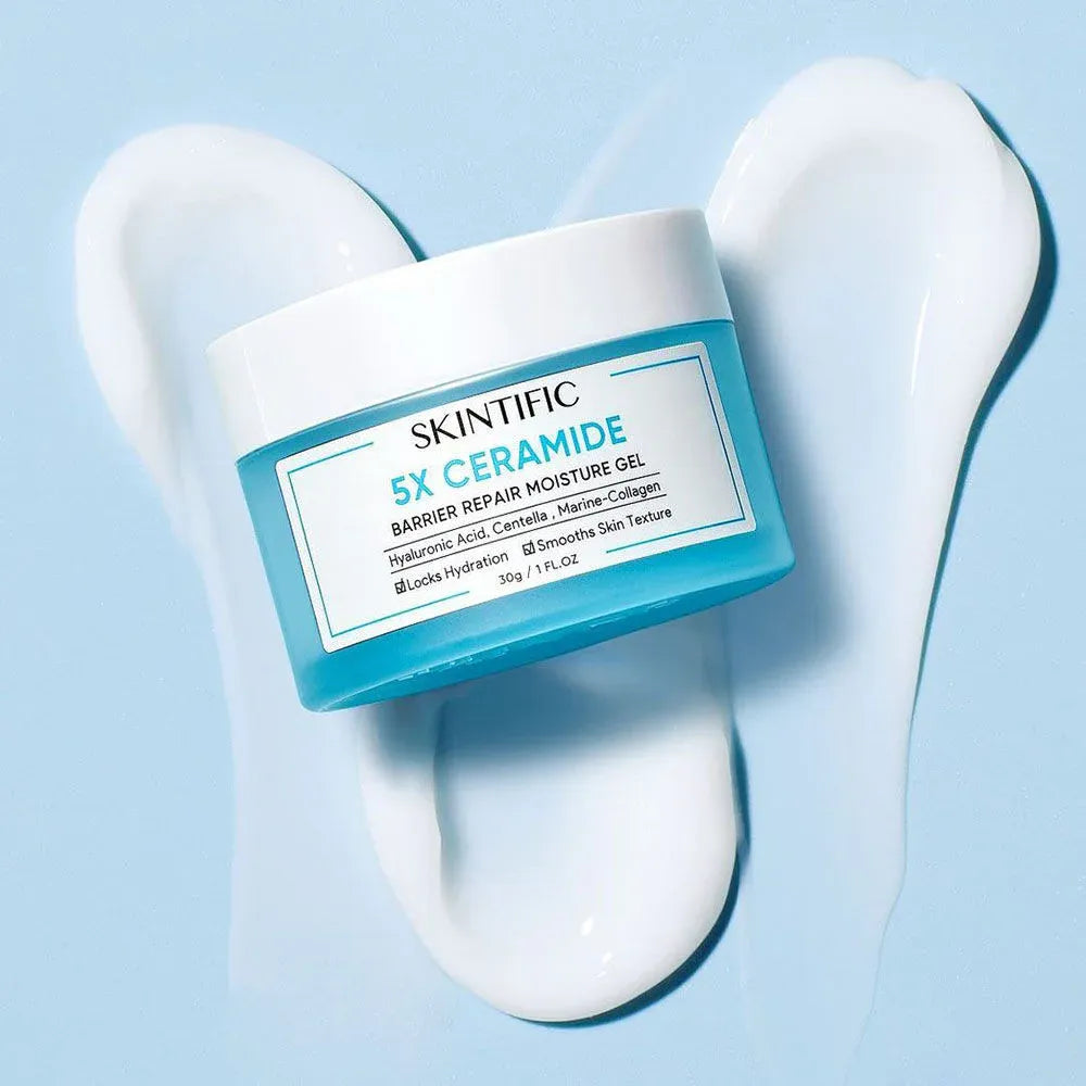 Skintific 5X Ceramide Barrier Moisture Gel 30g tube packaging Thailand ceramide barrier repair gel