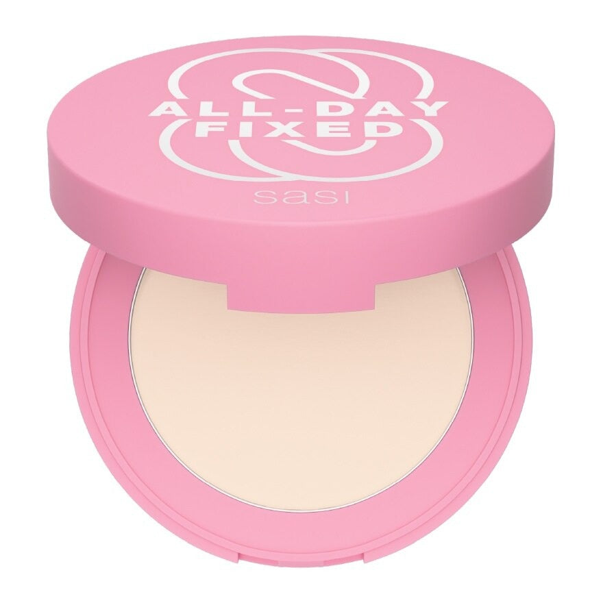 Sasi Sasi All Day Fixed Translucent Setting Compact Powder 4.5g packaging Thailand translucent setting powder