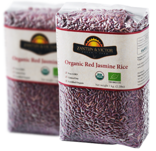 Organic Wholegrain Jasmine Rice (ข้าวกล้องหอมมะลิ) 1000 g.