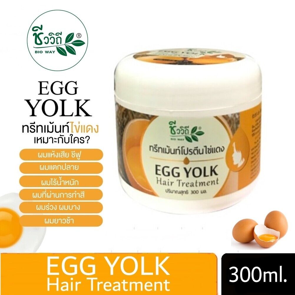 Hair treatment with egg yolk formula 300 ml.