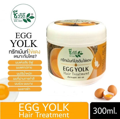 Hair treatment with egg yolk formula 300 ml.