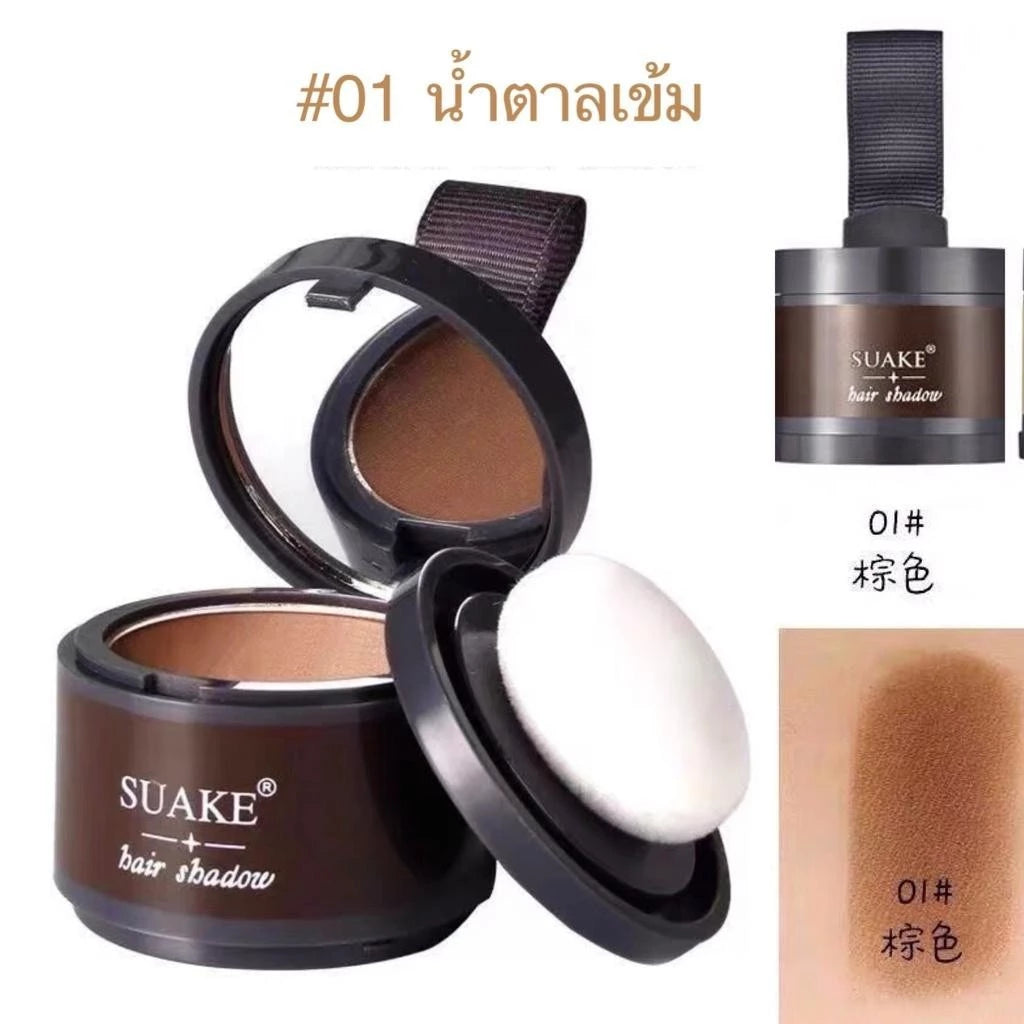 LUMINEE BEAUTY Hairline Powder compact packaging Thailand waterproof hair concealer for thinning hair and gray roots