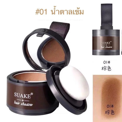 LUMINEE BEAUTY Hairline Powder compact packaging Thailand waterproof hair concealer for thinning hair and gray roots