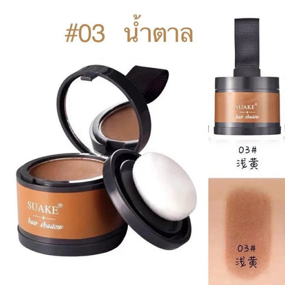 LUMINEE BEAUTY Hairline Powder compact packaging Thailand waterproof hair concealer for thinning hair and gray roots