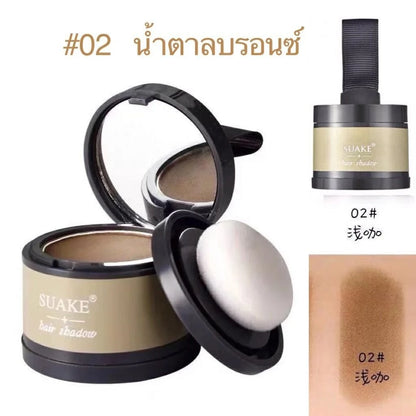 LUMINEE BEAUTY Hairline Powder compact packaging Thailand waterproof hair concealer for thinning hair and gray roots